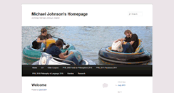 Desktop Screenshot of michaeljohnsonphilosophy.com