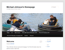 Tablet Screenshot of michaeljohnsonphilosophy.com
